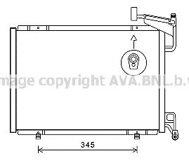 AVA QUALITY COOLING fd5592 -  Конденсатор, кондиционер